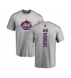 New York Mets #44 Jason Vargas Ash Backer T-Shirt