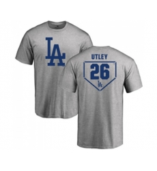 Los Angeles Dodgers #26 Chase Utley Replica Royal Grey Alternate Cool Base Baseball T-Shirt