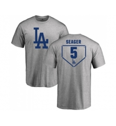 Los Angeles Dodgers #5 Corey Seager Replica Royal Gray Alternate Cool Base Baseball Jersey T-Shirt