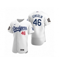 Los Angeles Dodgers Tony Gonsolin Nike White 2020 World Series Authentic Jersey