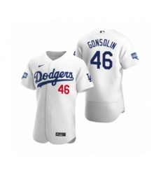 Los Angeles Dodgers Tony Gonsolin White 2020 World Series Champions Authentic Jersey