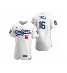 Los Angeles Dodgers Will Smith Nike White 2020 World Series Authentic Jersey