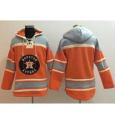 Houston Astros Blank Orange Sawyer Hooded Sweatshirt Baseball Hoodie