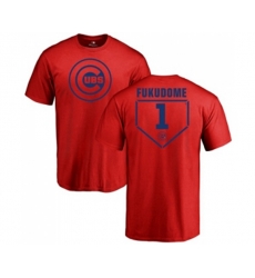 MLB Nike Chicago Cubs #1 Kosuke Fukudome Red RBI T-Shirt
