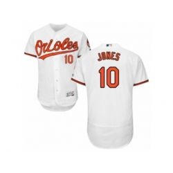 Baltimore Orioles #10 Adam Jones White Flexbase Authentic Collection MLB Jersey