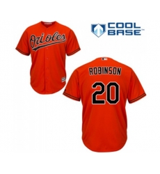 Baltimore Orioles #20 Frank Robinson Replica Orange Alternate Cool Base Baseball Jersey
