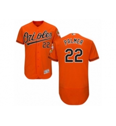 Baltimore Orioles #22 Jim Palmer Orange Flexbase Authentic Collection MLB Jersey