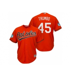 Baltimore Orioles #45 Mark Trumbo 2017 Spring Training Cool Base Stitched MLB Jersey