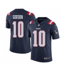 New England Patriots #10 Josh Gordon Limited Navy Blue Rush Vapor Untouchable Football Jersey