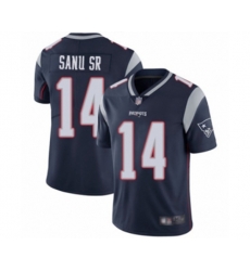 New England Patriots #14 Mohamed Sanu Sr Navy Blue Team Color Vapor Untouchable Limited Player Football Jersey