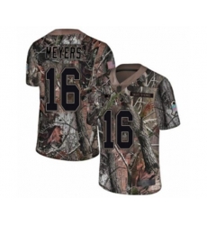 New England Patriots #16 Jakobi Meyers Camo Rush Realtree Limited Football Jersey