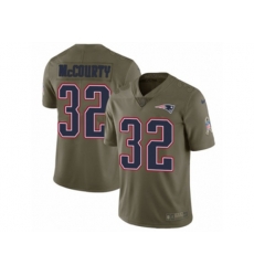 New England Patriots #32 Devin McCourty Limited Olive 2017 Salute to Service NFL Jersey