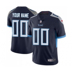 Tennessee Titans Customized Light Blue Team Color Vapor Untouchable Limited Player Football Jersey