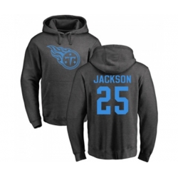 Tennessee Titans #25 Adoree Jackson Ash One Color Pullover Hoodie