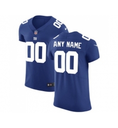New York Giants Customized Elite Royal Blue Team Color Football Jersey