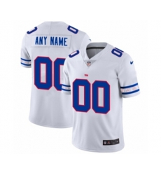 New York Giants Customized White Team Logo Cool Edition Jersey