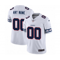 New England Patriots Customized White Team Logo Cool Edition Jersey