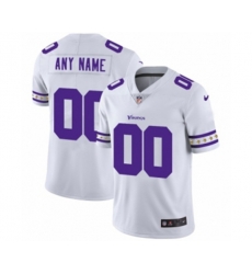 Minnesota Vikings Customized White Team Logo Cool Edition Jersey
