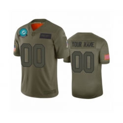 Miami Dolphins Customized Camo 2019 Salute to Service Limited Jersey