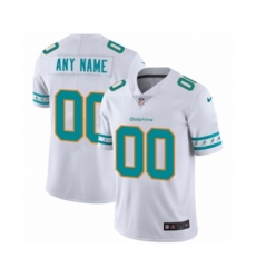 Miami Dolphins Customized White Team Logo Cool Edition Jersey