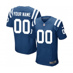 Indianapolis Colts Customized Elite Royal Blue Team Color Football Jersey