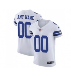 Dallas Cowboys Customized Elite White Football Jersey