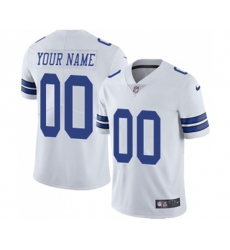 Dallas Cowboys Customized White Vapor Untouchable Limited Player Football Jersey