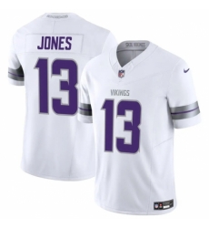 Minnesota Vikings #13 Daniel Jones White 2024 F.U.S.E. Winter Warrior Limited Stitched Jersey