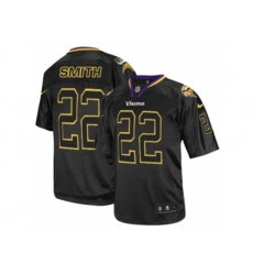 Minnesota Vikings #22 Harrison Smith Limited Lights Out Black NFL Jersey