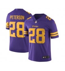 Minnesota Vikings #28 Adrian Peterson Limited Purple Rush Vapor Untouchable Football Jersey