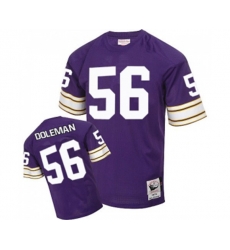 Minnesota Vikings #56 Chris Doleman Purple Team Color Authentic Throwback Football Jersey