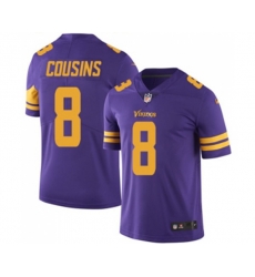 Minnesota Vikings #8 Kirk Cousins Limited Purple Rush Vapor Untouchable Football Jersey