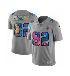 Minnesota Vikings #82 Kyle Rudolph Multi-Color 2020 NFL Crucial Catch NFL Jersey Greyheather