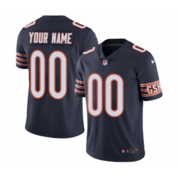 Chicago Bears Customized Navy Blue Team Color Vapor Untouchable Limited Player Football Jersey