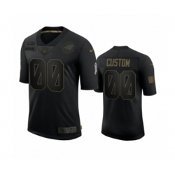 Carolina Panthers Custom Black 2020 Salute to Service Limited Jersey