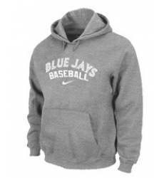 Toronto Blue Jays Pullover Hoodie Grey