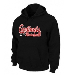 St. Louis Cardinals Pullover Hoodie Black