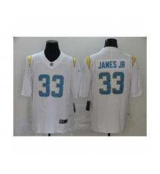 Los Angeles Chargers #33 Derwin James white 2020 Vapor Limited Jersey