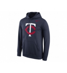 Minnesota Twins Nike Logo Performance Pullover Navy MLB Hoodie