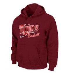 Minnesota Twins Pullover Hoodie red
