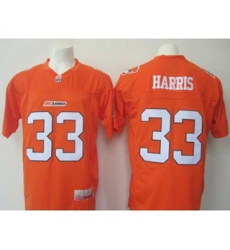 cfl jerseys #33 harris orange