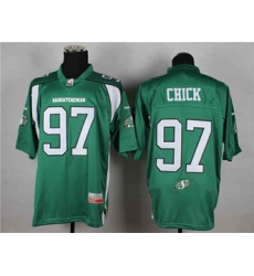 cfl jerseys #97 chick green