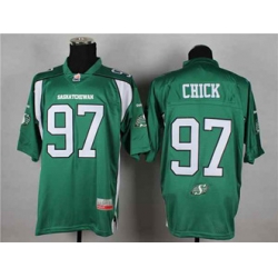 cfl jerseys #97 chick green