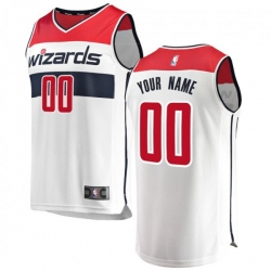Washington Wizards Fanatics Branded White Fast Break Custom Replica Jersey - Association Edition