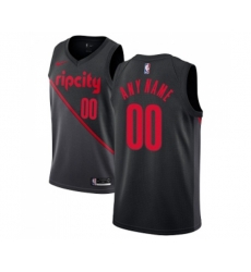 Portland Trail Blazers Customized Swingman Black Basketball Jersey - 2018-19 City Edition