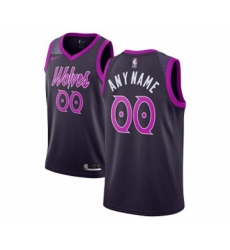 Minnesota Timberwolves Customized Authentic Purple Basketball Jersey - City Edition