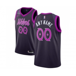 Minnesota Timberwolves Customized Authentic Purple Basketball Jersey - City Edition