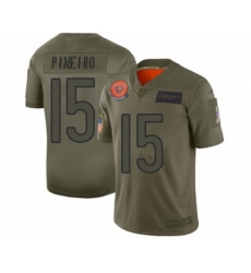 Chicago Bears #15 Eddy Pineiro Limited Camo 2019 Salute to Service Football Jersey