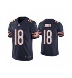 Chicago Bears #18 Jesse James Navy Vapor untouchable Limited Stitched Football Jersey