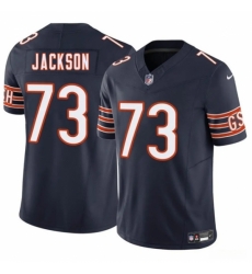 Chicago Bears #73 Jonah Jackson Navy 2025 F.U.S.E. Vapor Football Stitched Jersey